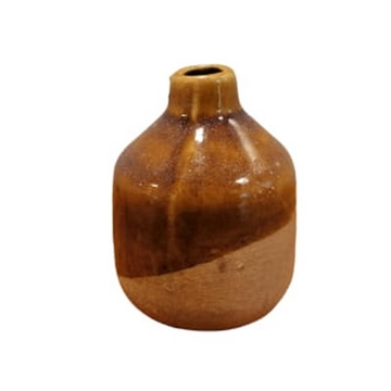 Keramik vase Malene brun